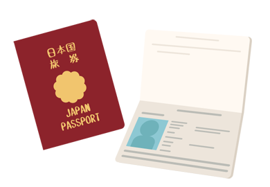 パスポートのイメージ（＊イラスト：ACworksさん）