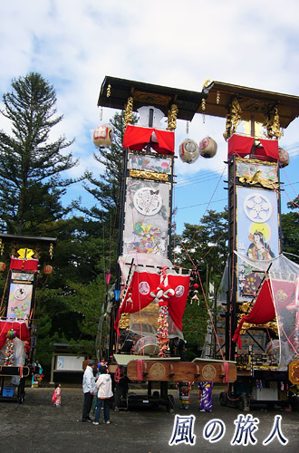 珠洲神社のキリコ　能登・高山ツーリングの写真