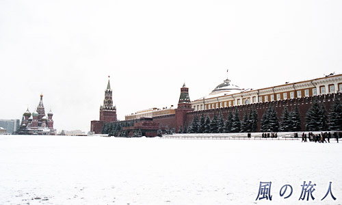 雪の日の赤の広場