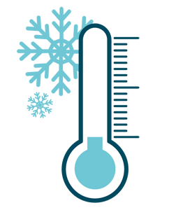 温度計のイメージ（＊イラスト：さもちさん）
