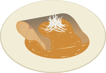 サバの味噌煮のイメージ（＊イラスト：よろづやさん）