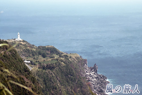 名古の展望台から見た八丈島灯台　八丈島、三宅島卒業旅行記の写真
