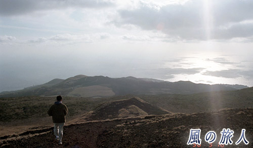 雄山からの眺め　八丈島、三宅島卒業旅行記の写真