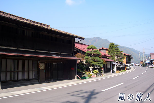 本山宿の様子　木曽路ツーリングの写真