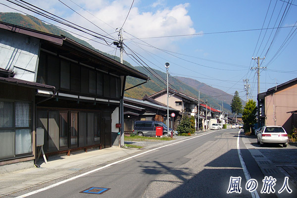 贄川宿の様子　木曽路ツーリングの写真