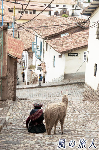 ペルー　クスコの町並みの写真