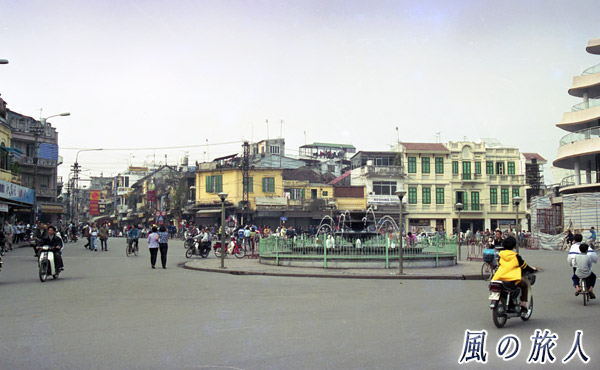 ベトナム　ハノイ旧市街付近の写真