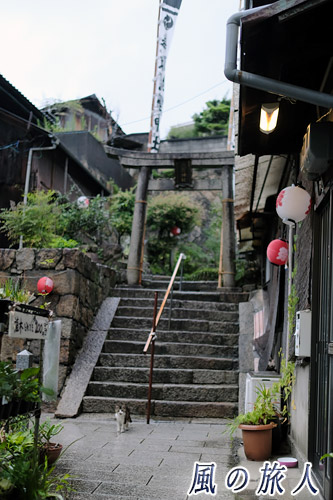 尾道　熊野神社前の空間の写真