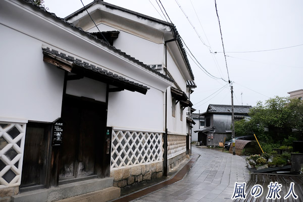 竹原　雨の日　旧光本家住宅の写真