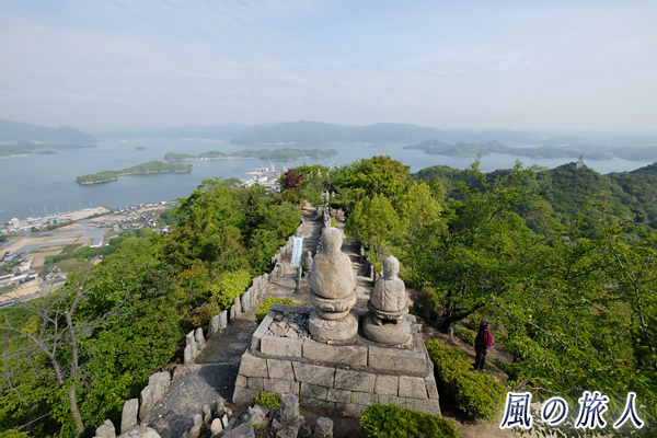 因島　白滝山からの眺望の写真