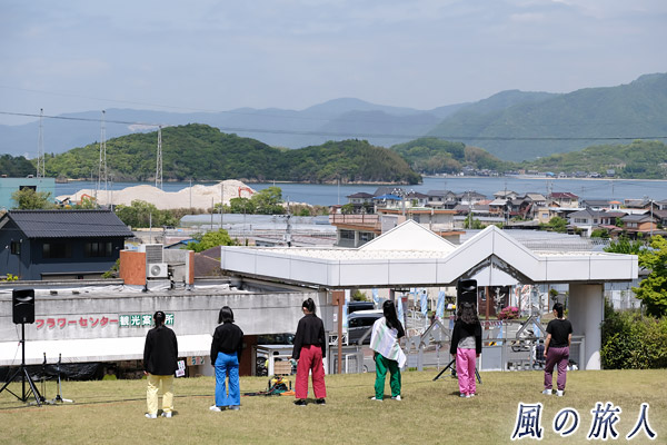 因島　除虫菊祭り　キッズダンスの写真