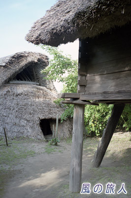 竪穴式住居など　佐渡島一周ツーリングの写真