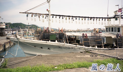 イカ釣り漁船　佐渡島一周ツーリングの写真